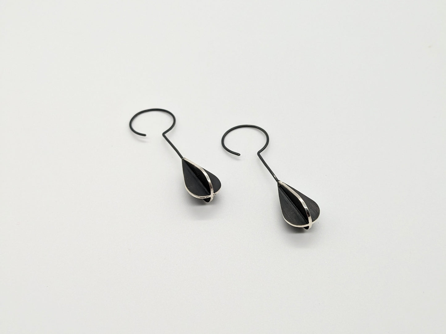 X-Series Long Hook Earrings - Droplet