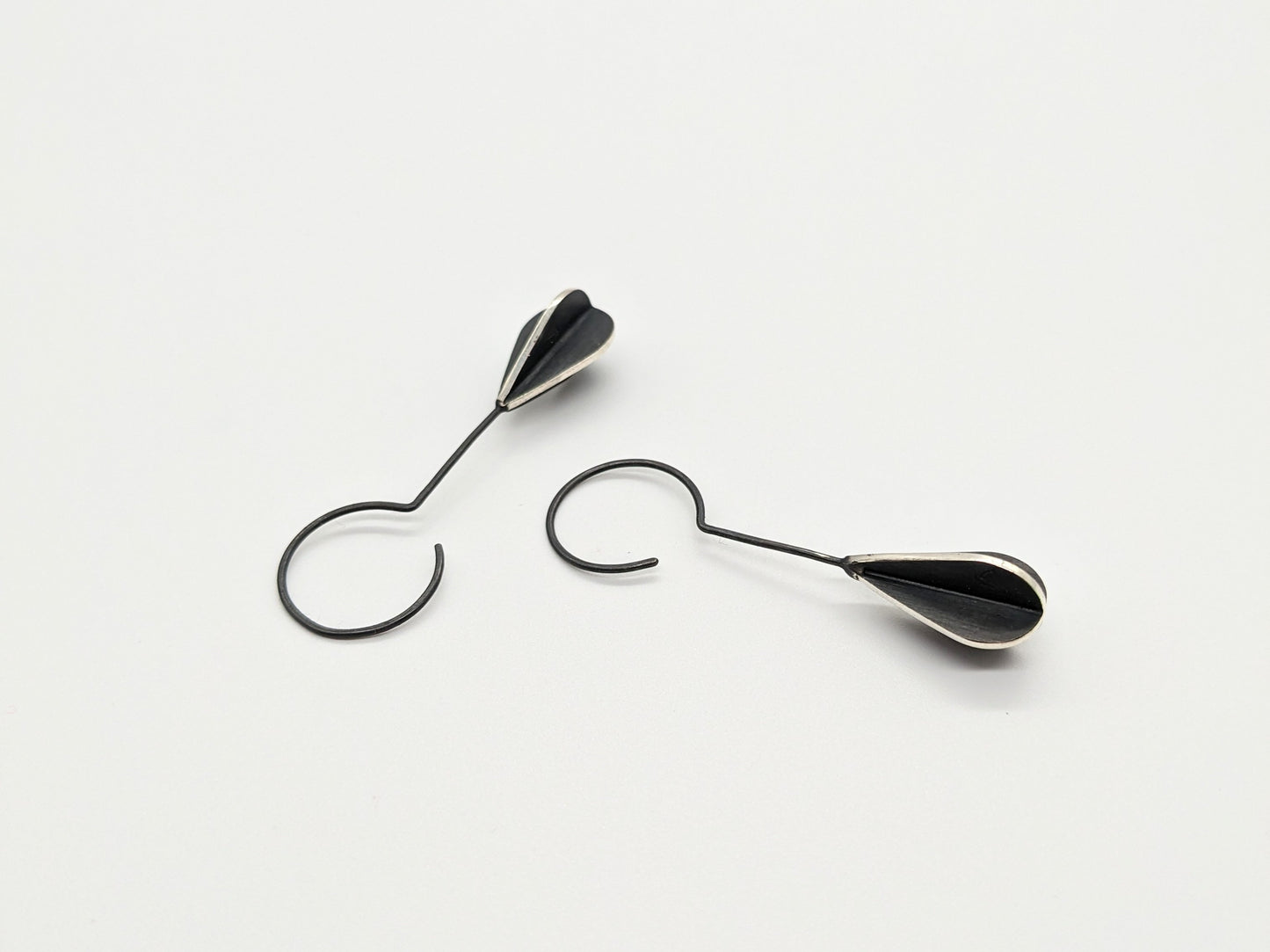 X-Series Long Hook Earrings - Droplet