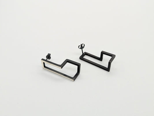 Continuum Earrings - Rectangular