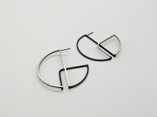 Continuum Earrings - Large Hoops