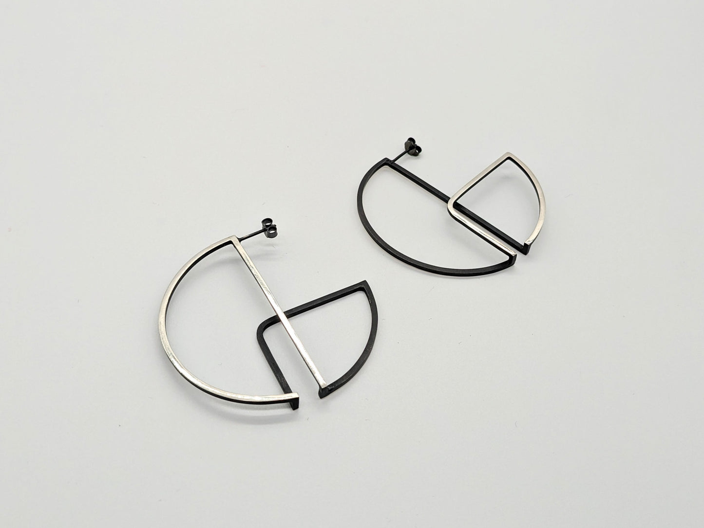 Continuum Earrings - Large Hoops