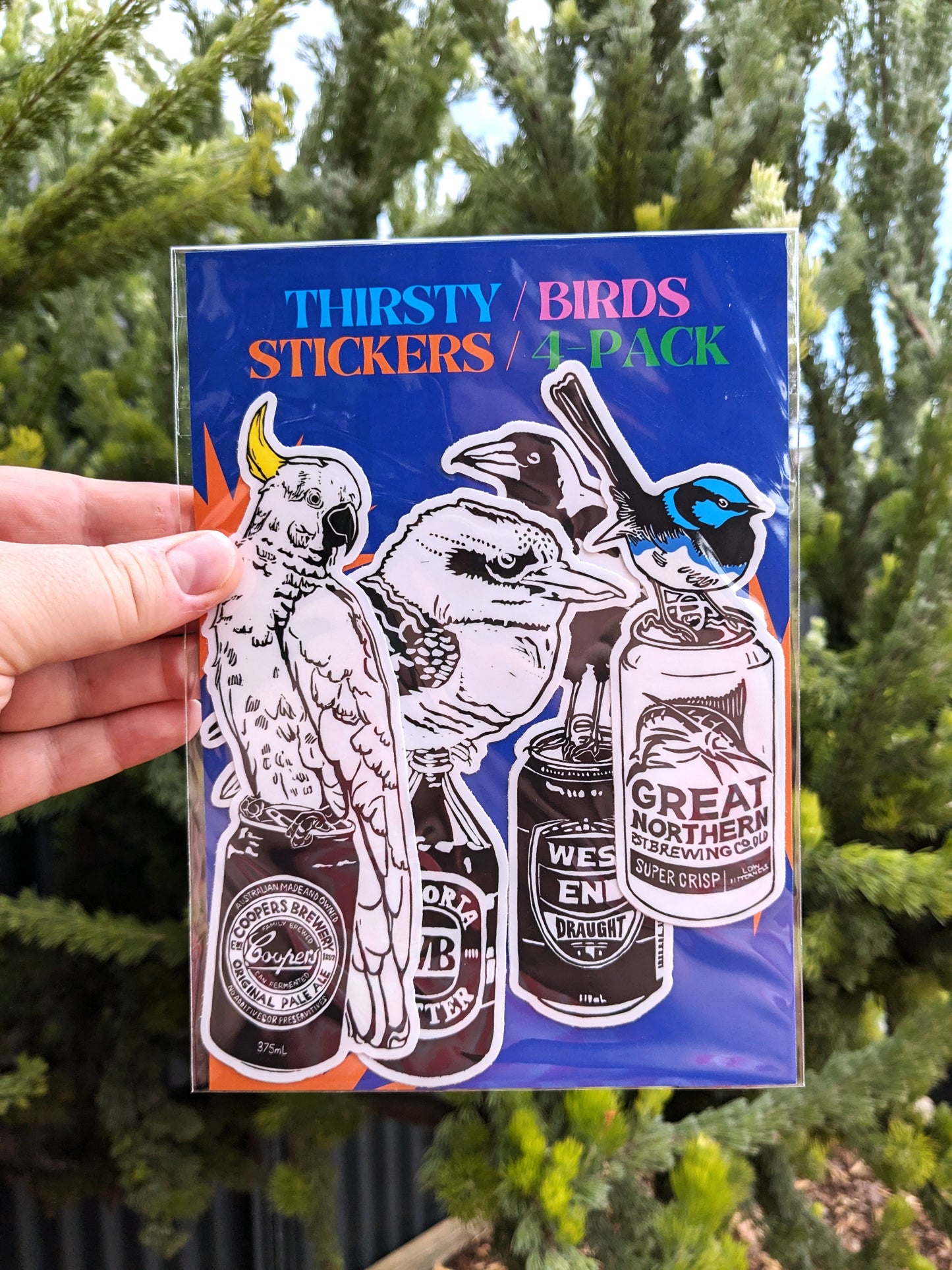 Thirsty Birds Sticker-Pack