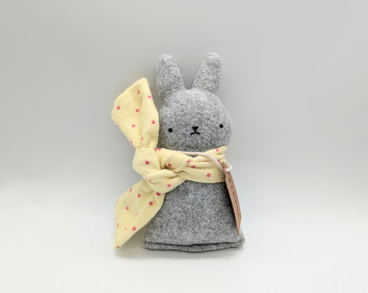 Grey Bunny with Scarf