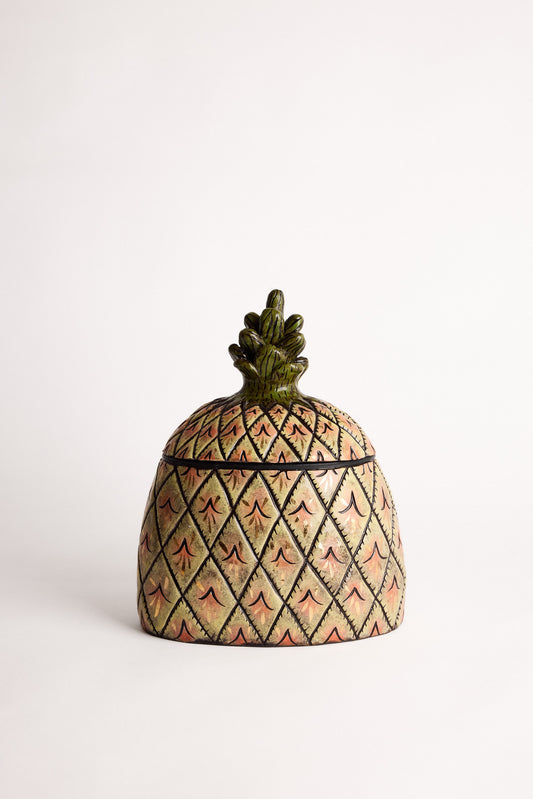 Decorative PINEAPPLE cookie jar - Violet Cooper