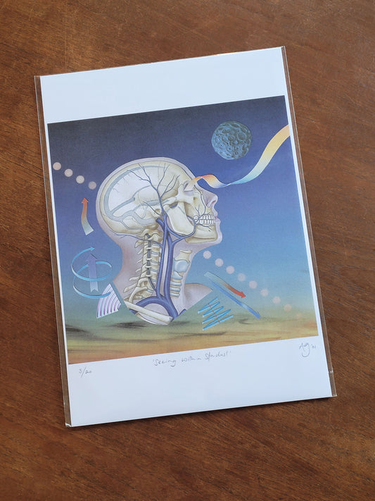 Seeing within Stardust - Limited Edition A3 Print by Anna Goodhind