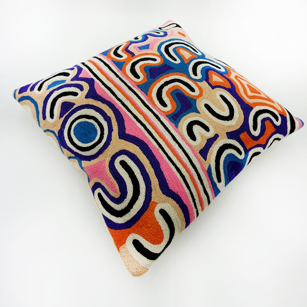 Chainstitch Cushion Cover - Judy Watson (2)