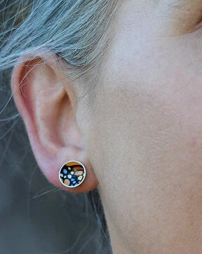 Monarch - Alladin's Treasure - Circle Stud Earrings