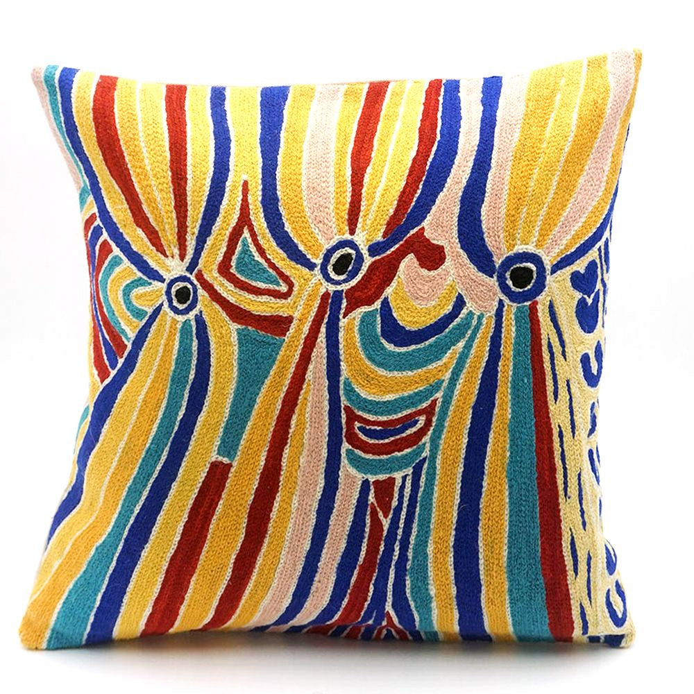 Chainstitch Cushion Cover - Liddy Napanangka Walker (1)