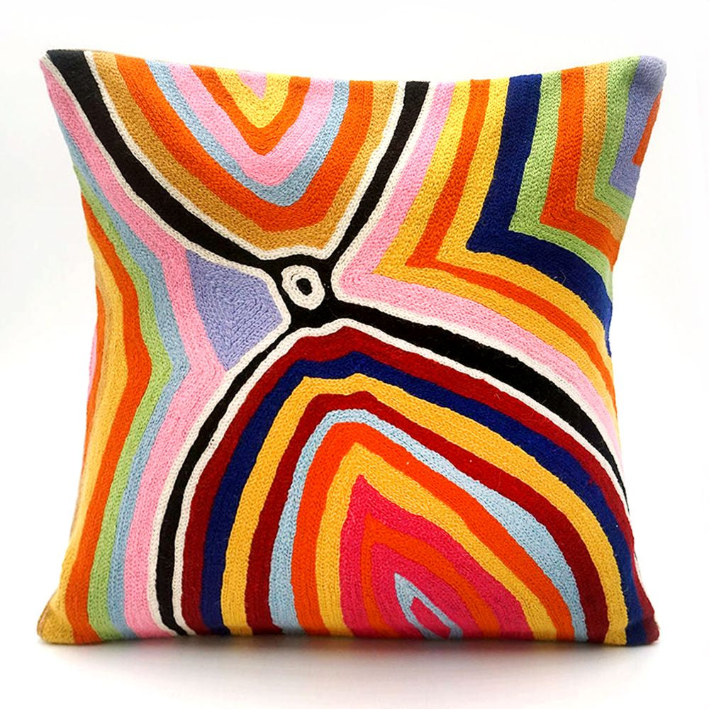 Chainstitch Cushion Cover - Liddy Napanangka Walker (2)