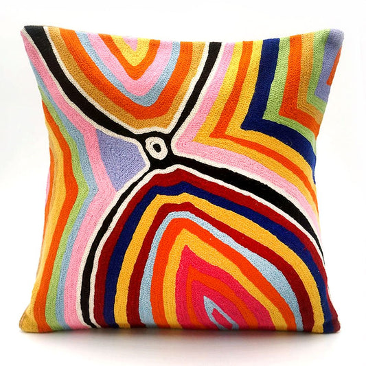 Chainstitch Cushion Cover - Liddy Napanangka Walker (2)