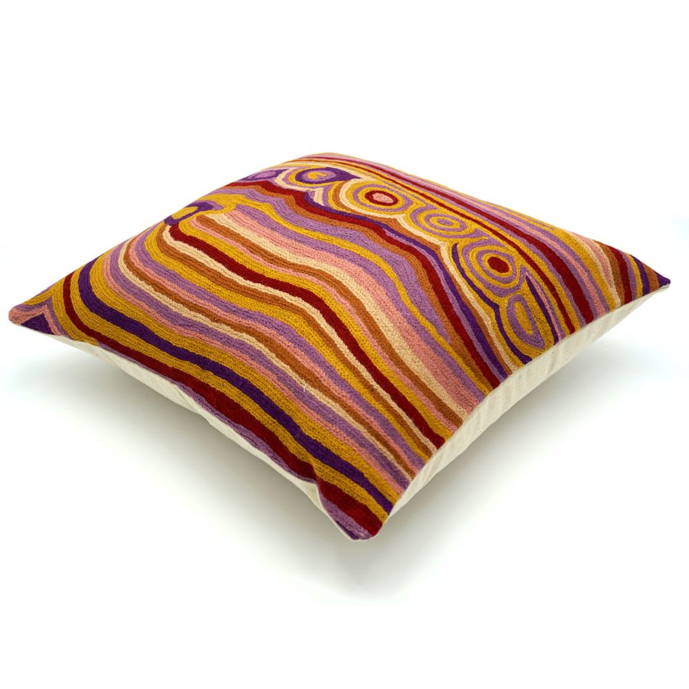 Chainstitch Cushion Cover - Mary Anne Nampinjinpa Michaels (1)