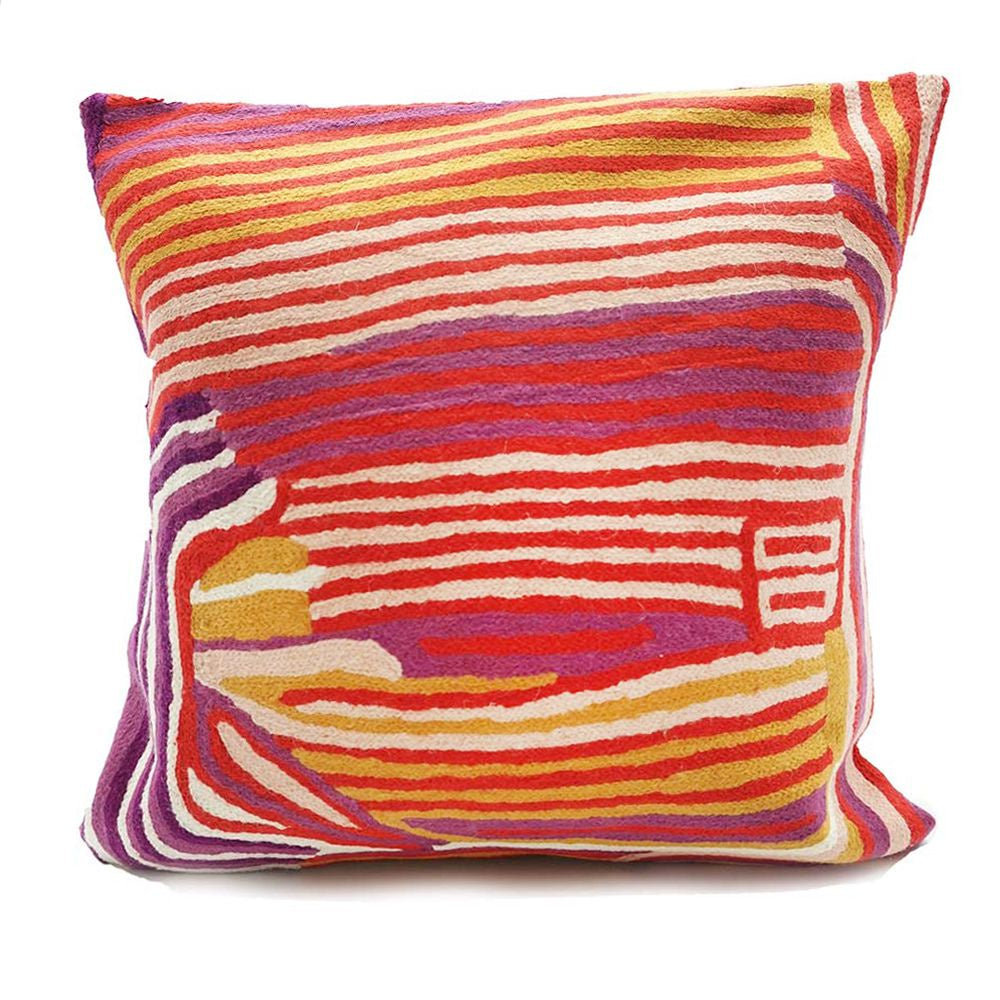 Chainstitch Cushion Cover - Mary Anne Nampinjinpa Michaels (2)