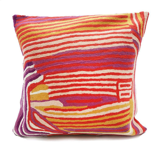 Chainstitch Cushion Cover - Mary Anne Nampinjinpa Michaels (2)