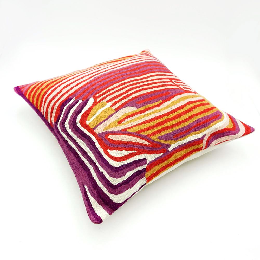 Chainstitch Cushion Cover - Mary Anne Nampinjinpa Michaels (2)