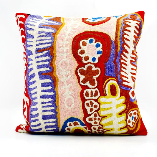 Chainstitch Cushion Cover - Murdie Nampijinpa Morris (3)