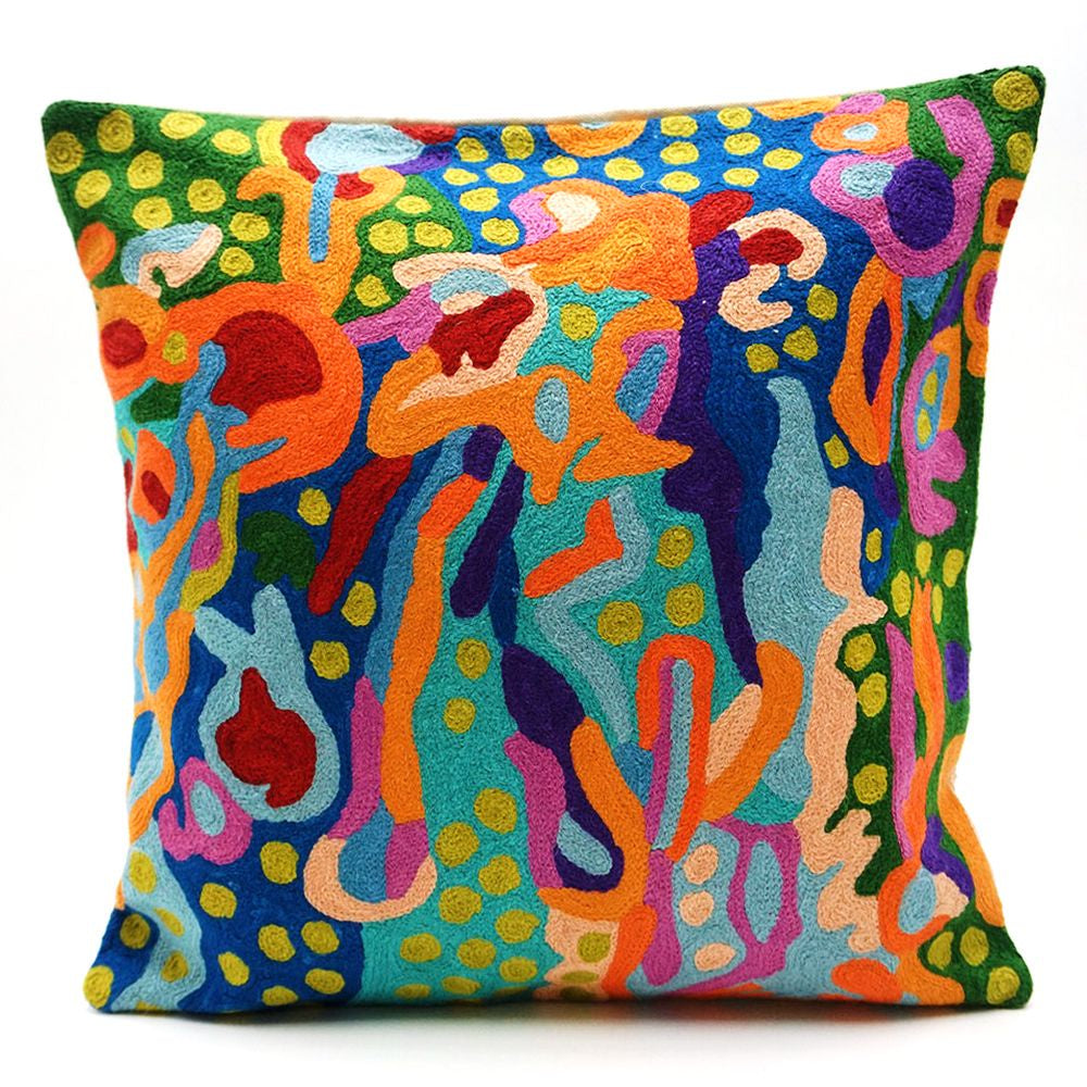 Chainstitch Cushion Cover - Stephen Jupurrula Nelson