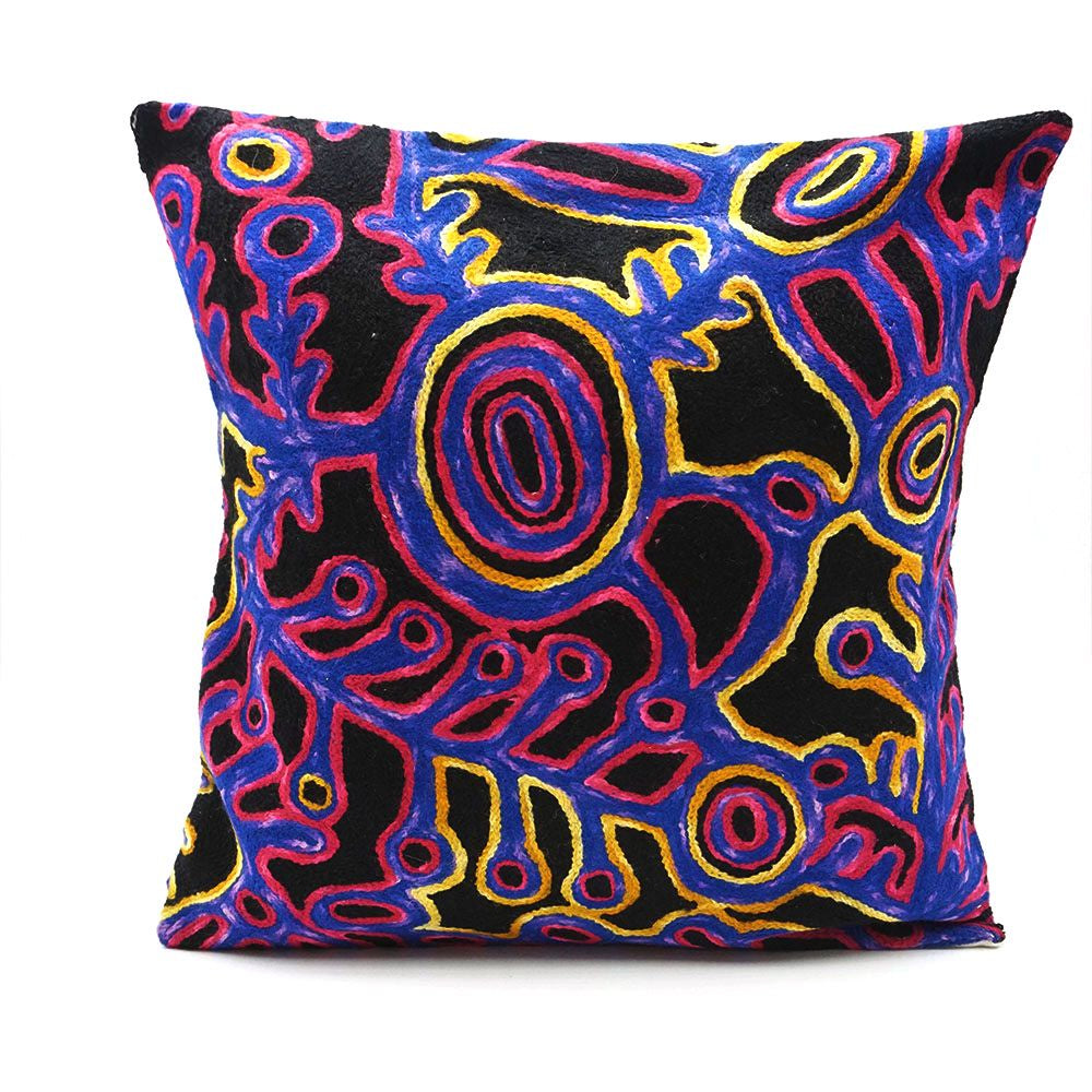 Chainstitch Cushion Cover - Theo (Faye) Nangala Hudson (1)