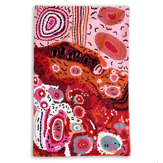 Chainstitch Wool Rug/Tapestry - Medium - Andrea Mimpitja Adamson (2)