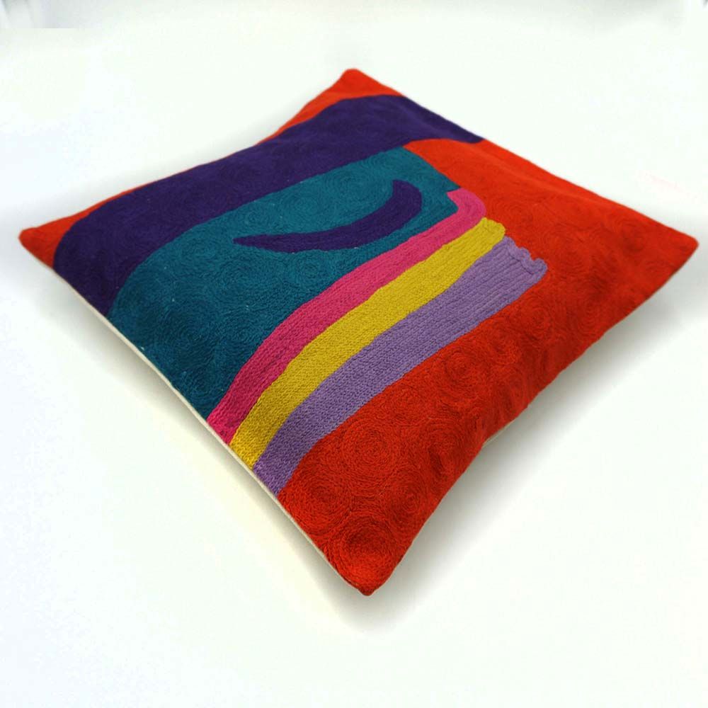 Chainstitch Cushion Cover - Akay Koo'olia (2)