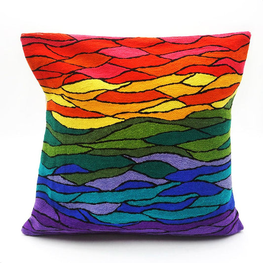 Chainstitch Cushion Cover - Nelly Nakamara Marks