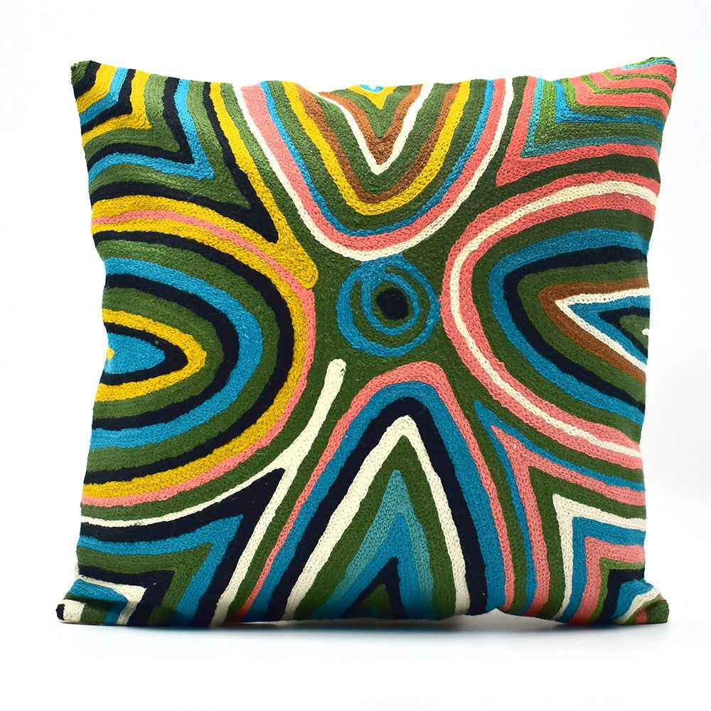 Chainstitch Cushion Cover - Kuntjanu