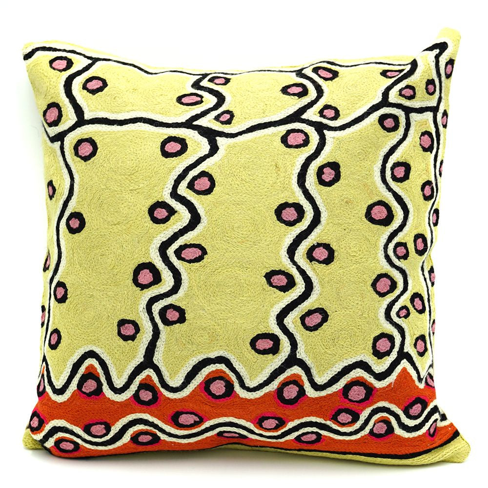 Chainstitch Cushion Cover - Artwork by Rama Kaltu-Kaltu Sampson (2)