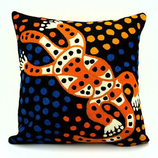 Chainstitch Cushion Cover - Artwork by Willie Ngungutjara Wilson (2)