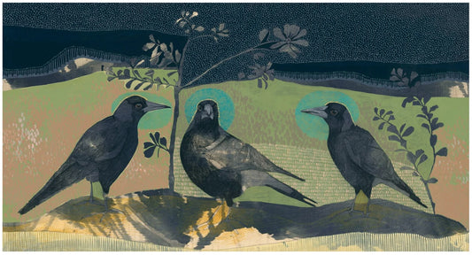 By Your Side - Magpie & Coastal Banksia - Limited Edition Print