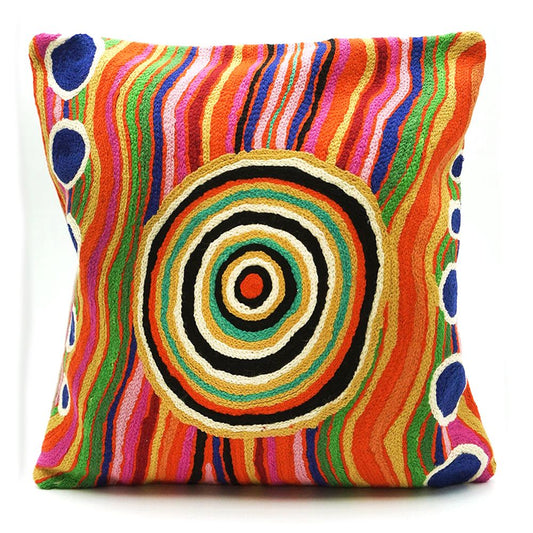 Chainstitch Cushion Cover - Yaritji Heffernan