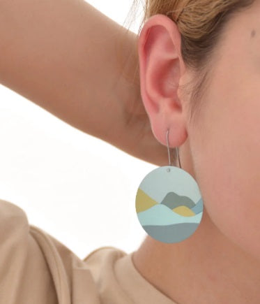 Daylight Drive - Circle Shepherds Hook Earrings