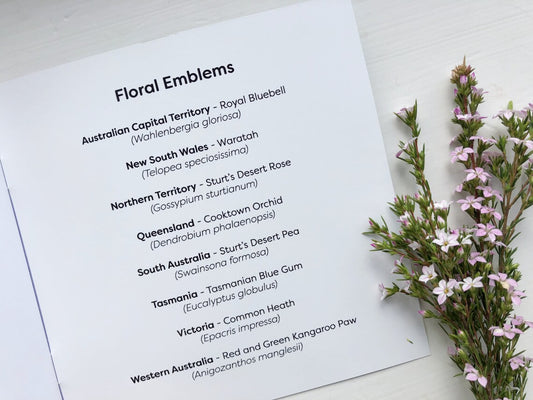 Floral Emblems of Australia - Children's Book