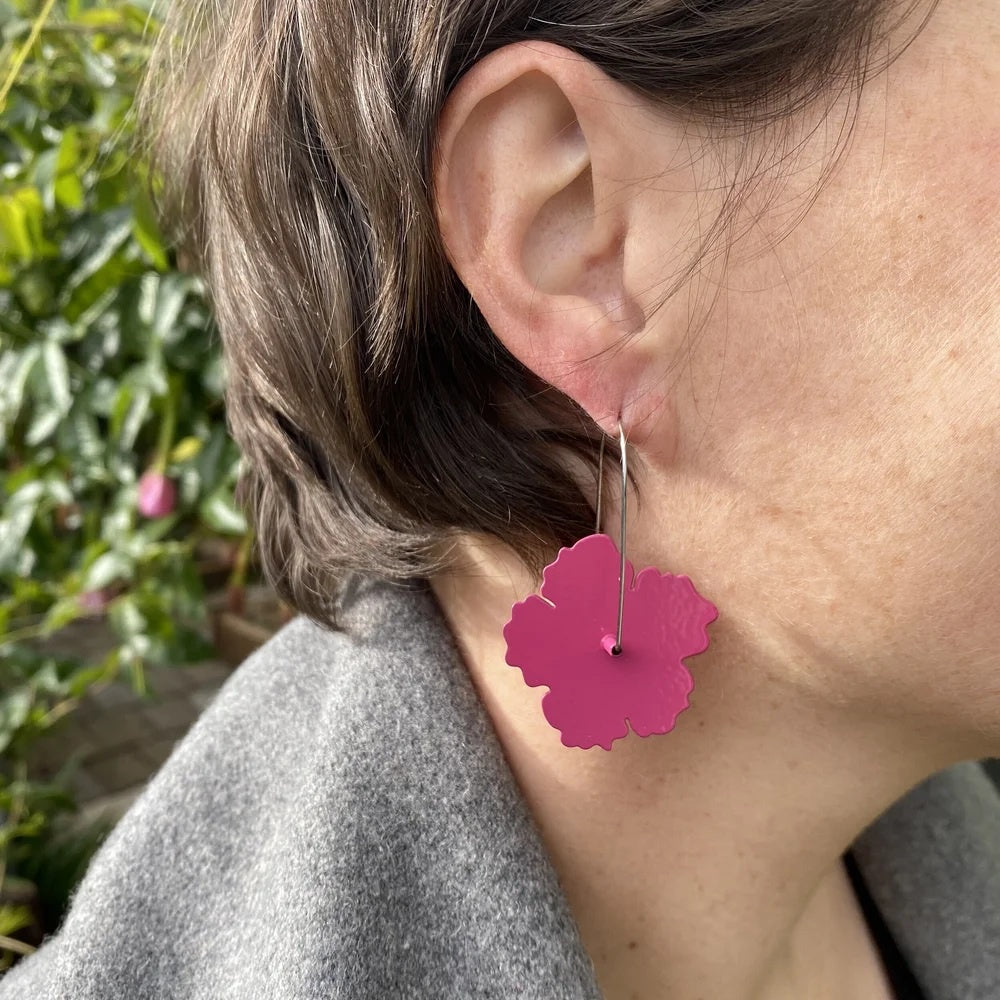 Flower Patch: Hibiscus Earrings