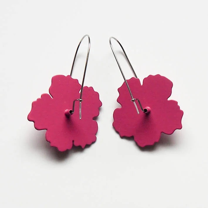 Flower Patch: Hibiscus Earrings