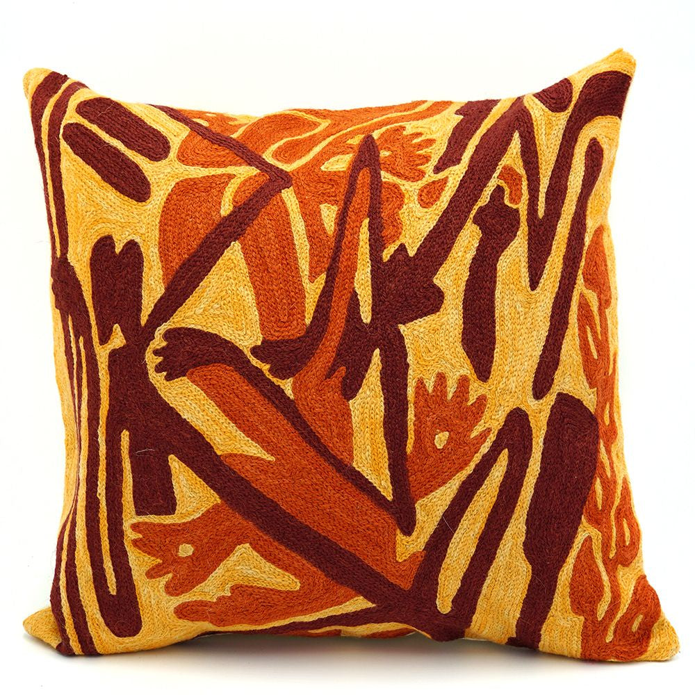 Chainstitch Cushion Cover - Gabriel Maralngurra