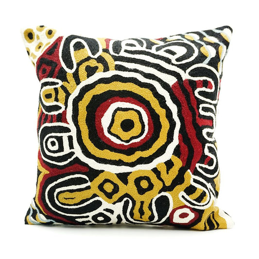 Chainstitch Cushion Cover - Anawari Mitchell