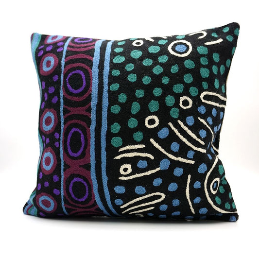 Chainstitch Cushion Cover - Julie Woods