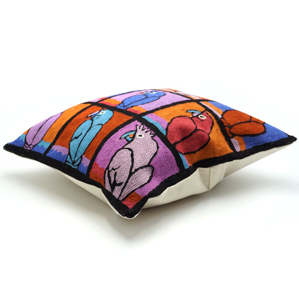 Chainstitch Cushion Cover - Kushia Young