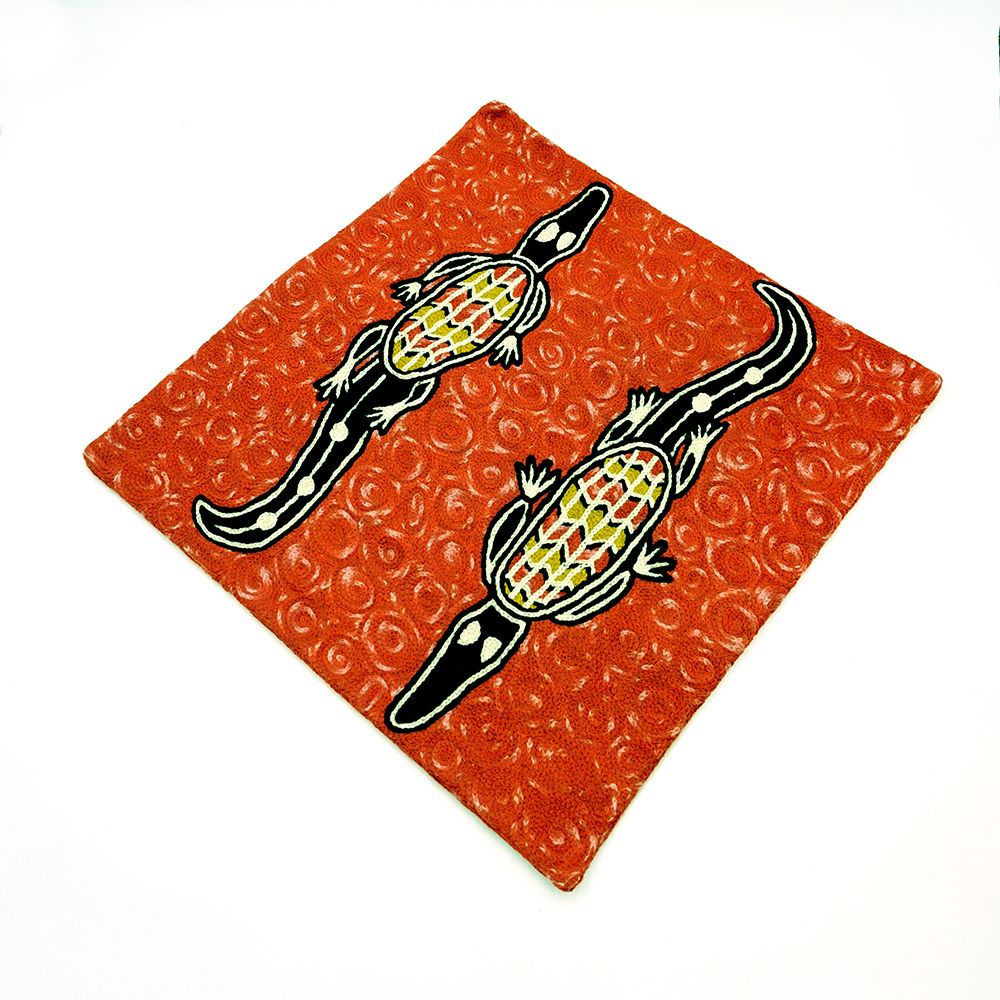 Chainstitch Cushion Cover - Edward Malati Yunupingu (2)