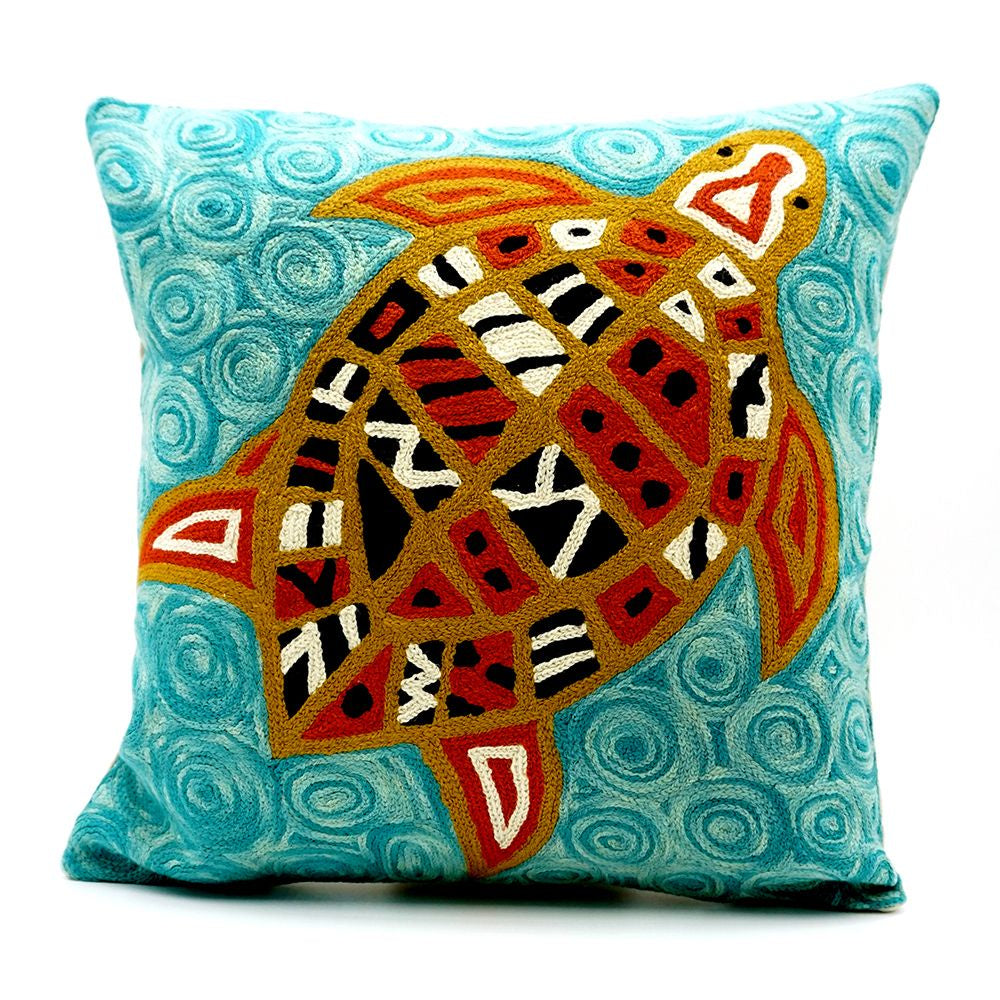 Chainstitch Cushion Cover - Helen Puruntatameri