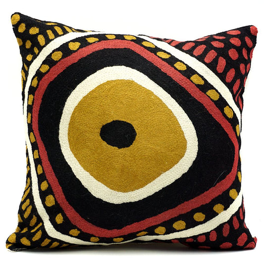 Chainstitch Cushion Cover - Kanginy Munyi George