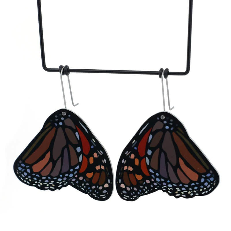 Pollen - Butterfly Wings - Shepherd's Hook Earrings