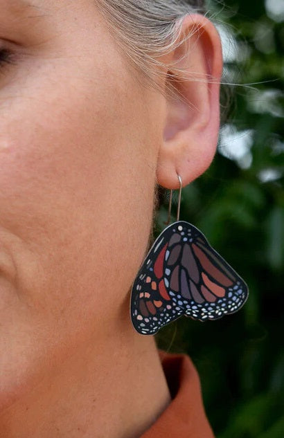 Pollen - Butterfly Wings - Shepherd's Hook Earrings