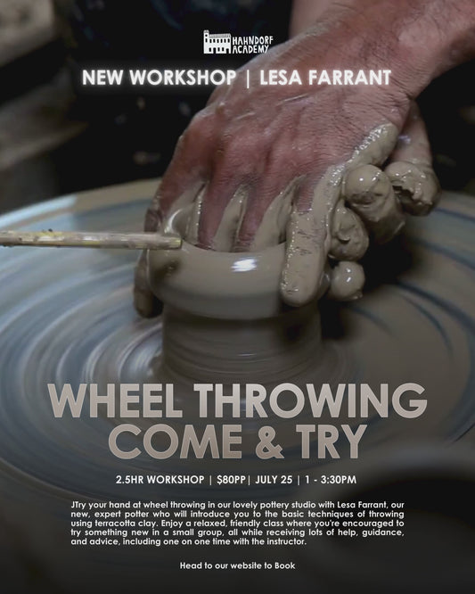 Come & Try Wheel Throwing with Lesa Farrant