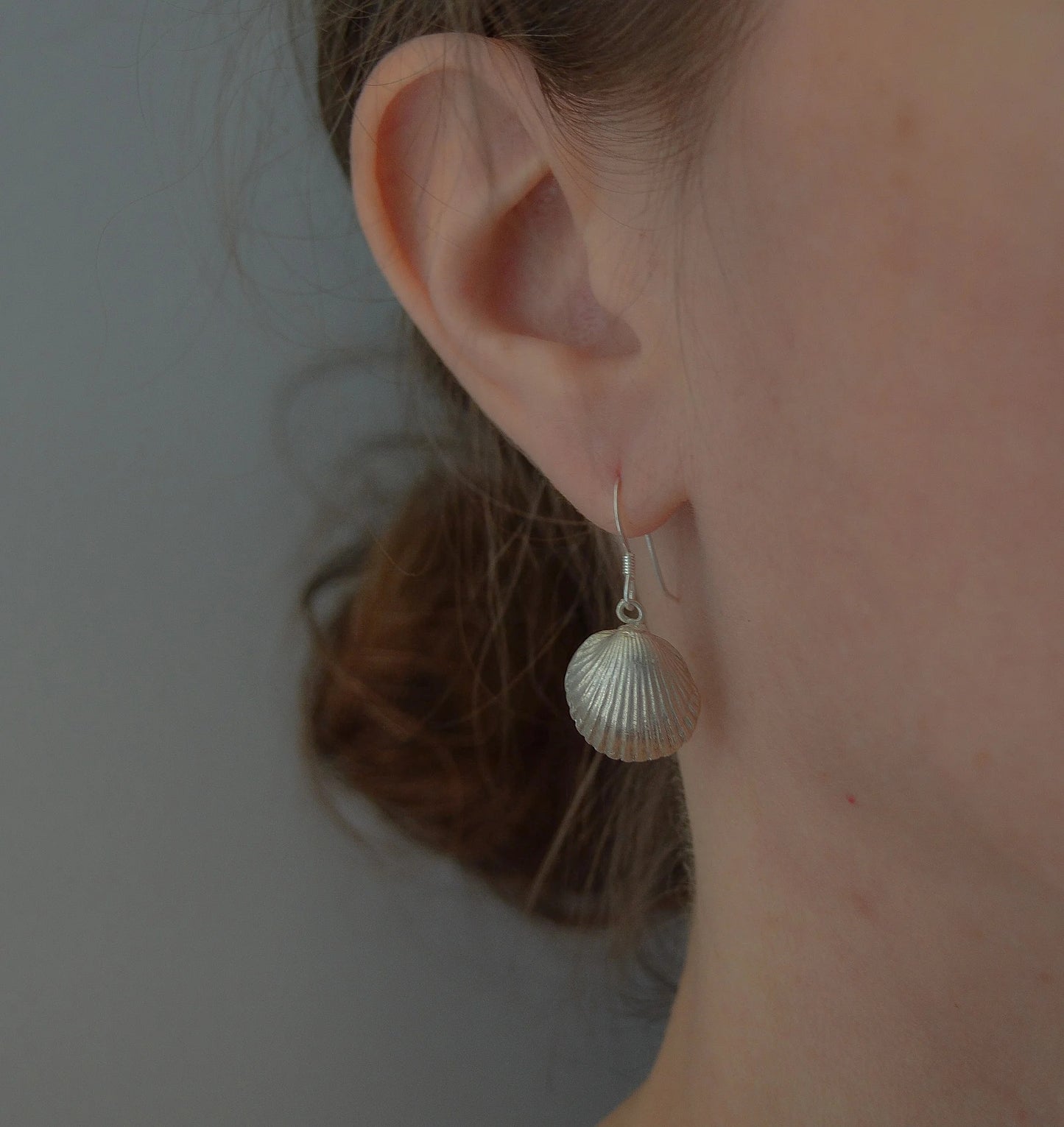 Sterling Silver Shell Earrings