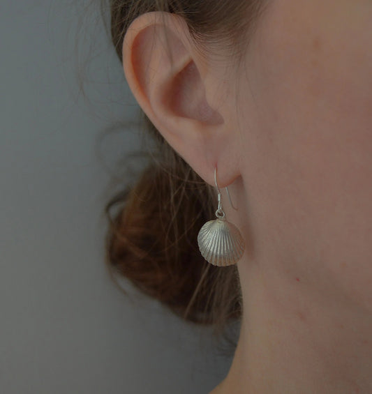 Sterling Silver Shell Earrings