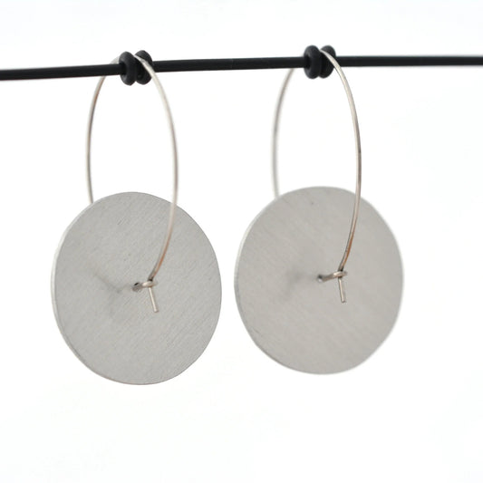 Yin Yang Cats - Circle Hoop Earrings