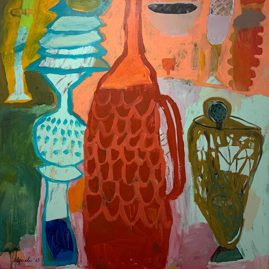 Elizabeth Wojciak Vases and Vessels painting