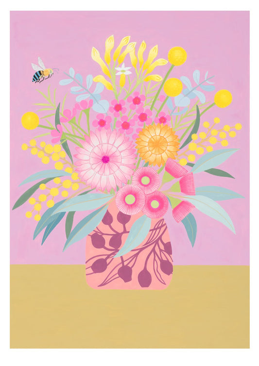 Blue Banded Bee - Limited Edition Print