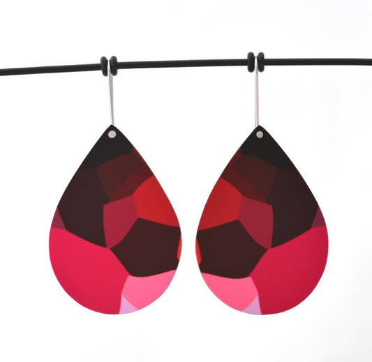 Geraldton Wax Gems - Droplet Hook Earrings