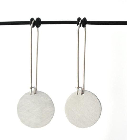 Geraldton Wax Gems - Circle Drop Hook Earrings